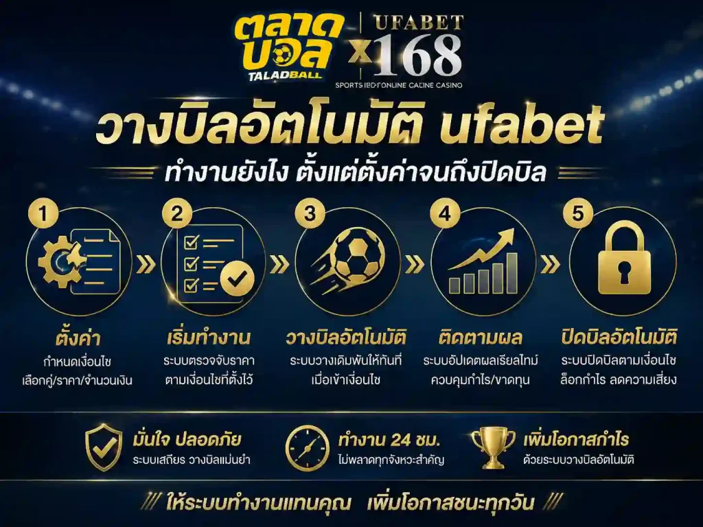 วางบิลอัตโนมัติ ufabet ทำงานยังไง