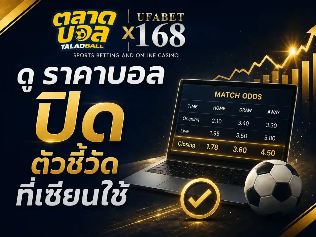 ดู ราคาบอล ปิด ตัวชี้วัดที่เซียนใช้