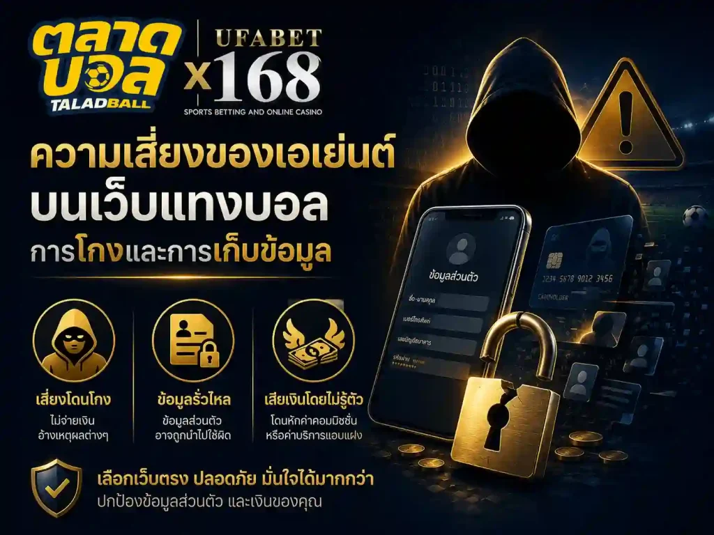 ความเสี่ยงของเอเย่นต์บน เว็บแทงบอล