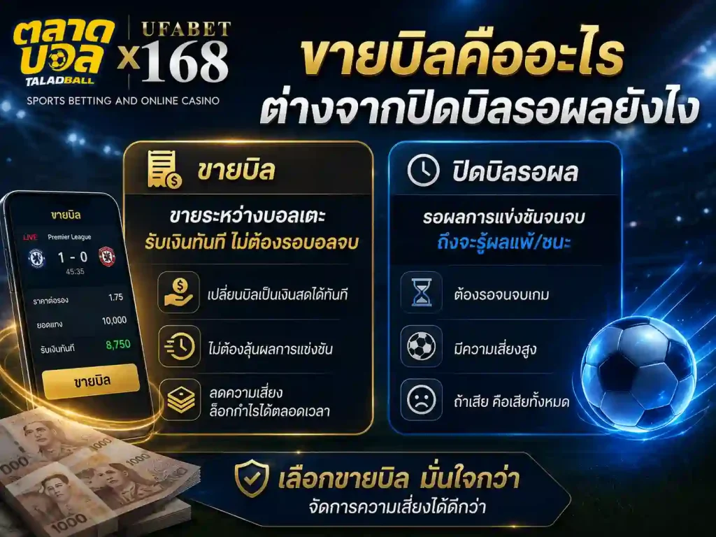 ขายบิลคืออะไร ต่างจากปิดบิลรอผลยังไง