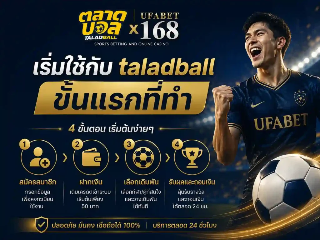 เริ่มใช้กับ taladball ขั้นแรกที่ทำ
