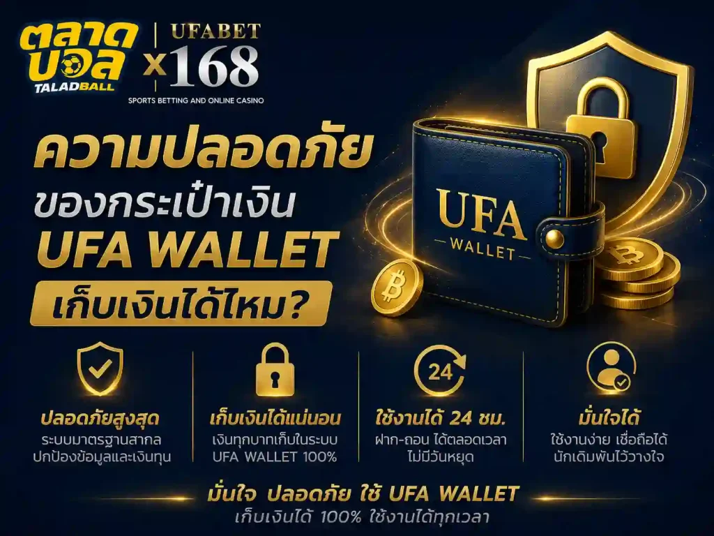 ความปลอดภัยของกระเป๋าเงิน ufa wallet